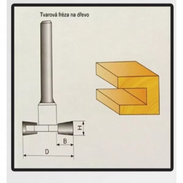 Tvarové frézy do dřeva 10x9,4mm STAVTOOL P70806