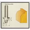 Tvarové frézy do dřeva 11,1x11,1x16mm STAVTOOL P70707