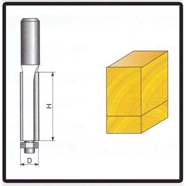 Tvarové frézy do dřeva 8x9x38mm STAVTOOL P70401