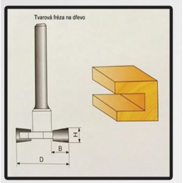 Tvarové frézy do dřeva 12x9,4mm STAVTOOL P70807