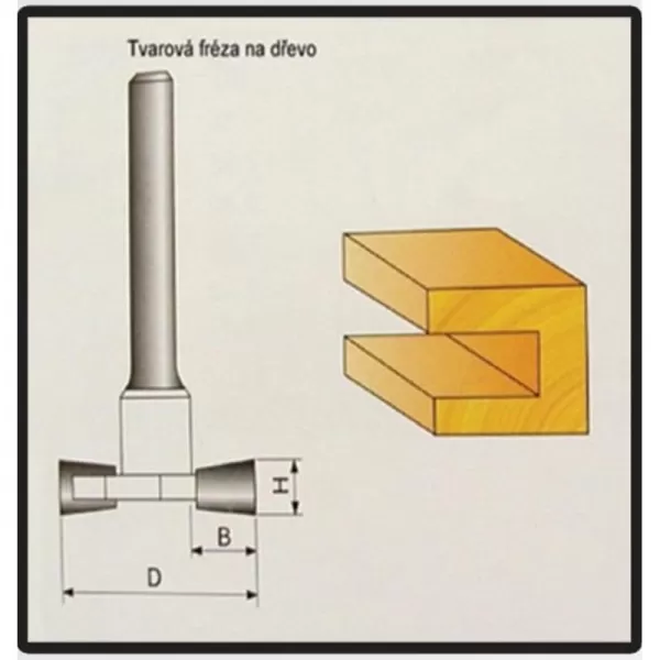 Tvarové frézy do dřeva 8x9,4mm STAVTOOL P70805