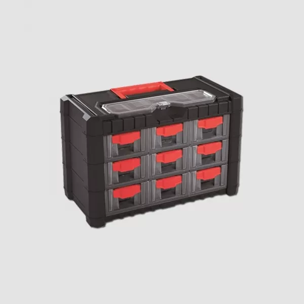 Skříňka na drobný materiál - 9 zásuvek 400x260x200mm PROSPERPLAST P90563