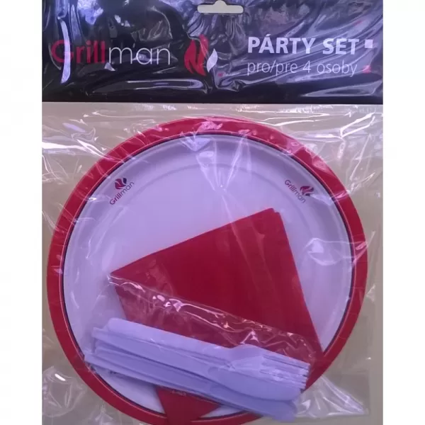 Párty set pro 4 osoby GRILLMAN 6120000