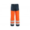 Kalhoty Canis CXS HALIFAX, výstražné se síťovinou, pánské, oranžovo-modré