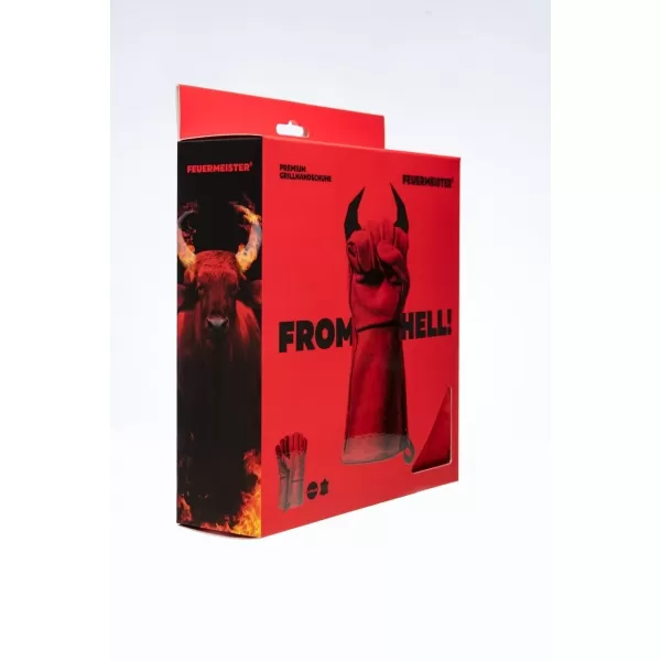 Kožené grilovací rukavice BBQ Premium (pár)