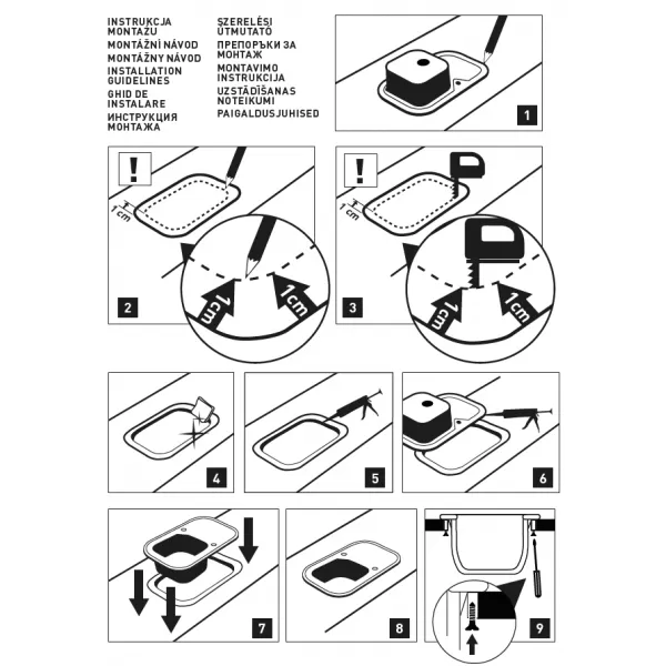 Granitový dřez, s přepadem z dřezu, písek Novaservis DRGM1/51SA