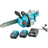 Aku řetězová pila 20V 2x4,0Ah BRUSHLESS Total TGSLI201286