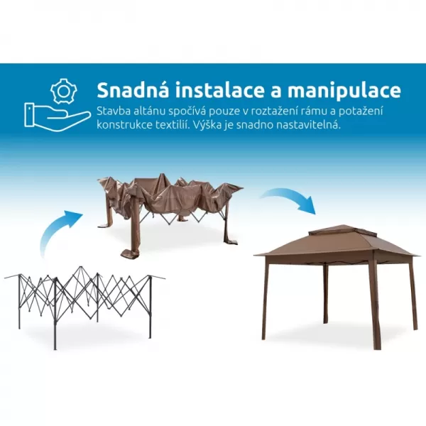 Zahradní Altán Vista 3x3 m Marimex 10970572