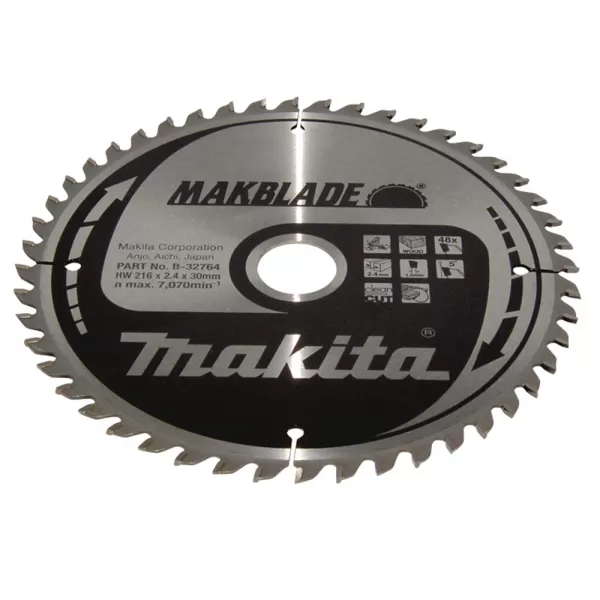 Kotouč pilový dřevo MAKBLADE 216x2,4x30mm 48Z Makita B-32764