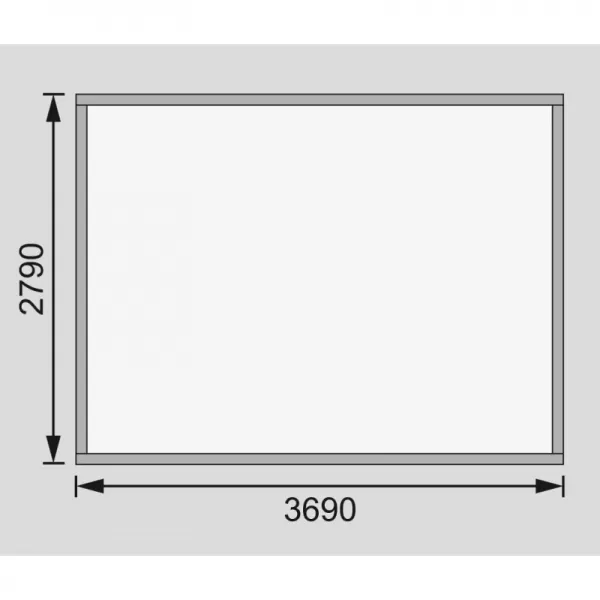 Dřevěný domek KARIBU BASTRUP 8 (78679) natur LG2845