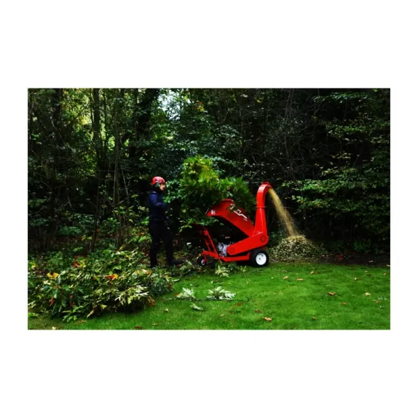 Benzinový drtič dřeva s pojezdem GTM MSGTS1305WDG15