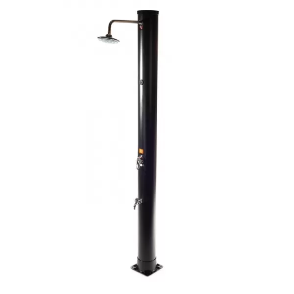 Solární sprcha vč. teploměru s dlouhou hlavicí Hawaj Uno 38 l černá 70556002