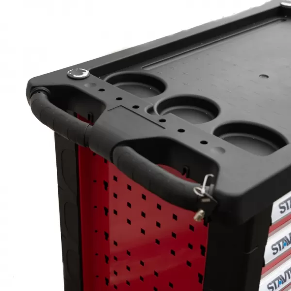 Montážní vozík na nářadí kovový vybavený 234dílů STAVTOOL PWT220B