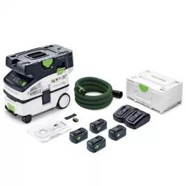 Aku mobilní vysavač CLEANTEC CTLC MINI 2x18V 4x5,0Ah I-Plus Festool 577670