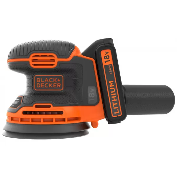 Aku excentrická bruska 18V 1x1,5Ah v tašce Black&Decker BDCROS18