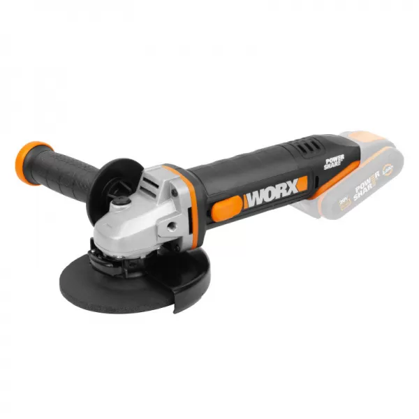 Aku úhlová bruska 20V bez aku 125mm Worx Orange WX803.9