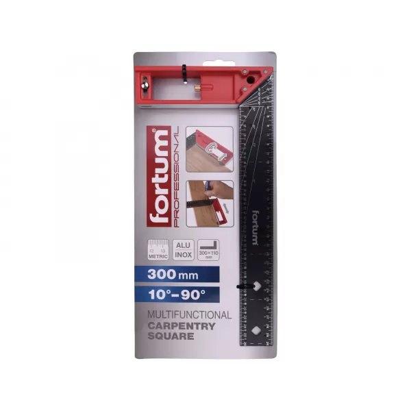 Úhelník truhlářský multifunkční FORTUM 4784101