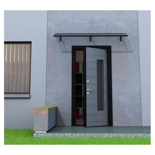 Stříška nad dveře LANITPLAST SAMBA XL 197/54 antracit LG2763