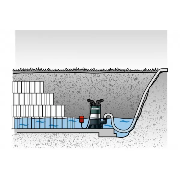 Ponorné čerpadlo na znečištěnou vodu Metabo PS 7500 S 250750000