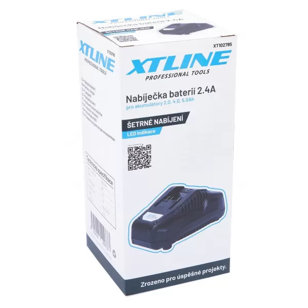 Nabíječka baterie Li-Ion 18V, 2.4A XTline XT102785