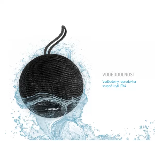 Bluetooth reproduktor SENCOR SSS 1000 NYX MICRO BLACK
