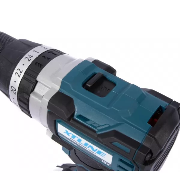 Aku vrtačka bezuhlíková 18V 2x2,0Ah XTline XT102861