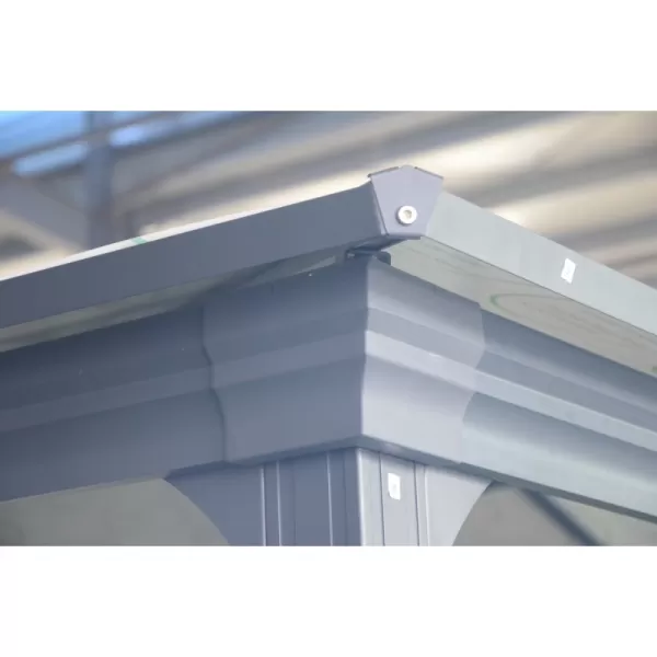 Zahradní altán LANITPLAST 33 antracit + bronz PC LG2454