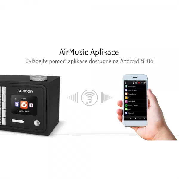 Internetové rádio SENCOR SIR 5000WDB