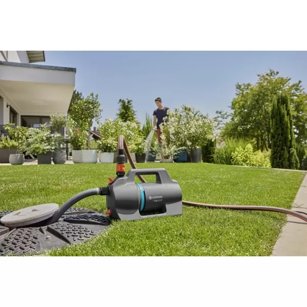 Zahradní čerpadlo 4100 Silent se sací hadicí - sada Gardena 9052-20