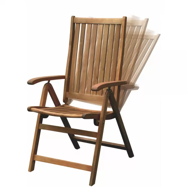 Sada 2 skládacích polohovatelných židlí FIELDMANN FDZN 4001-T