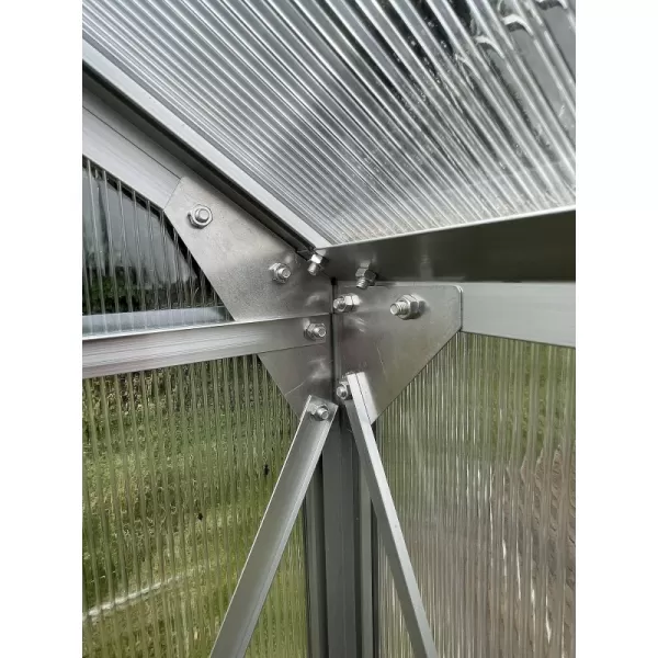 Skleník VITAVIA TRITON 2500 čiré sklo 3 mm stříbrný LG3650