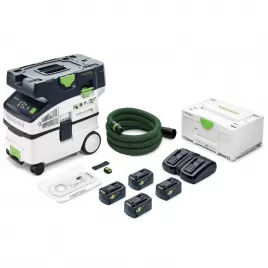 Aku mobilní vysavač CLEANTEC CTMC MIDI 2x18V 4x5,0Ah I-Basic Festool 577672