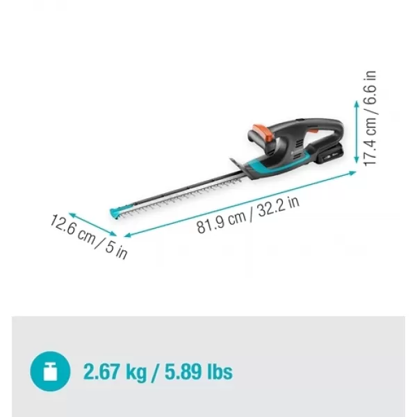 Aku nůžky na živý plot EasyCut 40/18V 1x2,0Ah P4A - sada Gardena 14733-20