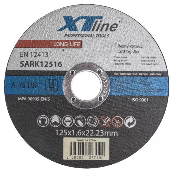 Kotouč řezný na ocel 180x3,0x22,2 XTline SARK18030