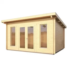 Dřevěný domek KARIBU STAVANGER 2 (82877) natur LG2483