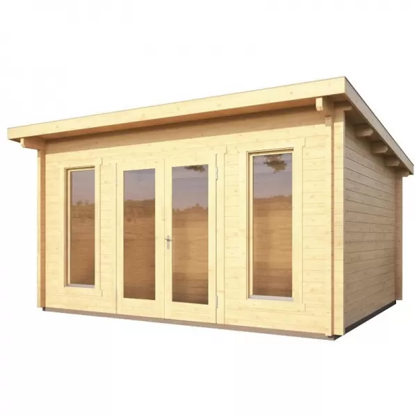 Dřevěný domek KARIBU STAVANGER 2 (82877) natur LG2483