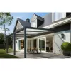 Hliníková pergola SKYLUX CLIMALUX 5,0 x 4,0 m antracit + čirý PC LG2210