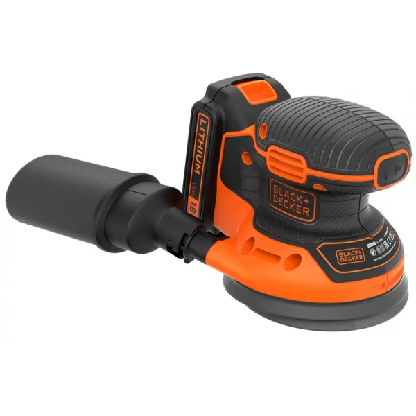 Aku excentrická bruska 18V 1x1,5Ah v tašce Black&Decker BDCROS18