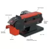 Stolní pásová bruska na kov N.KO Machines PÁSOVEC 100, 230V 1100.230