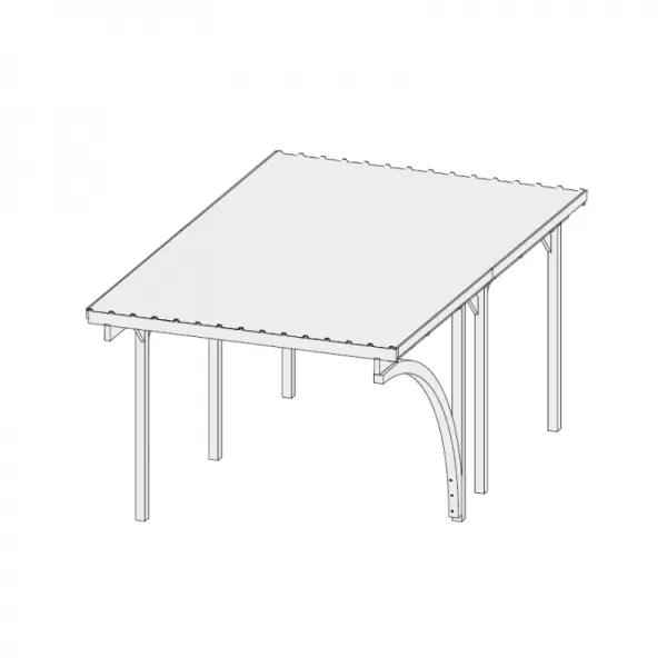 Carport KARIBU ECO 1B 62025 LG1877