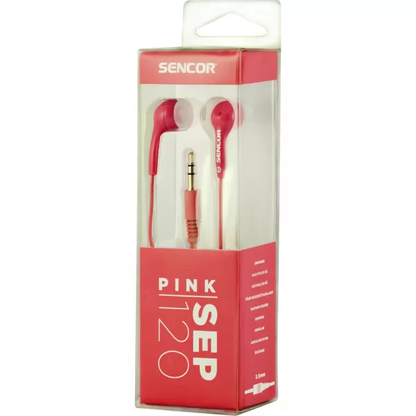 Sluchátka do uší SENCOR SEP 120 PINK