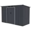 Plechový domek LANITPLAST HALLE 94 ANTRACIT LG4024