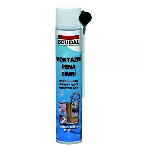 Montážní pěna zimní 750 ml světle zelená