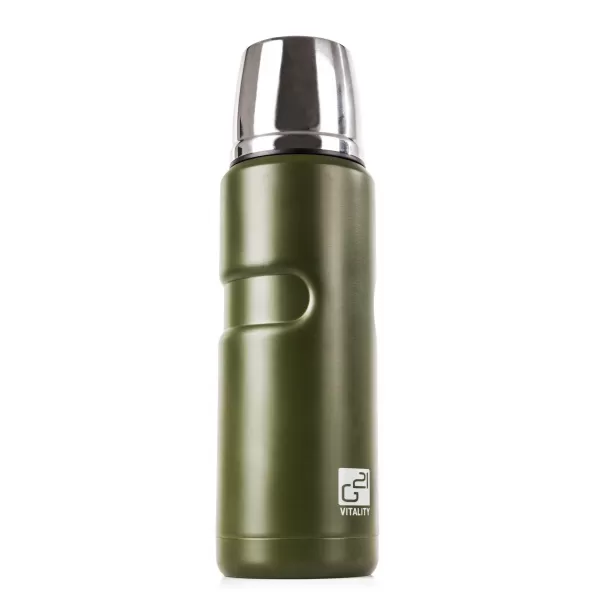 Termoláhev G21 na pití, 500 ml, khaki zelená