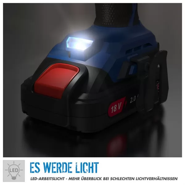 Aku příklepová vrtačka 18V bez aku BSB 18-0 BL Güde 58445