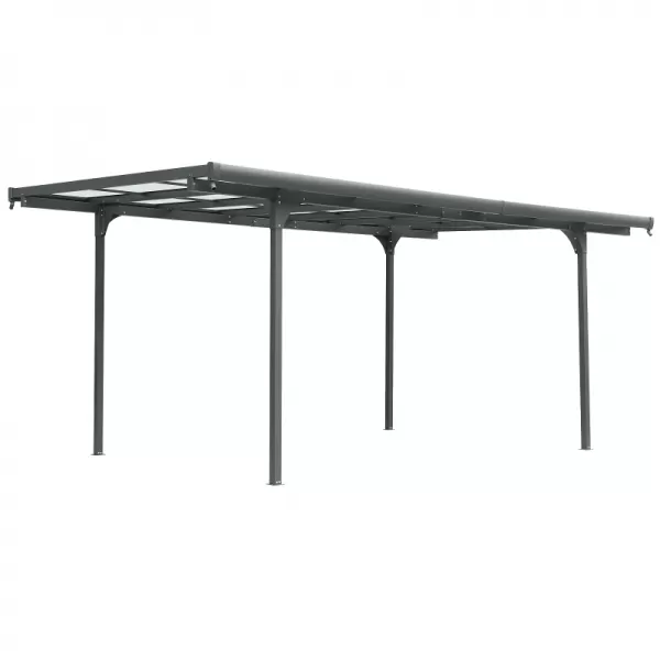 Hliníková pergola LANITPLAST ALU 53 antracit + bronz PC LG4121
