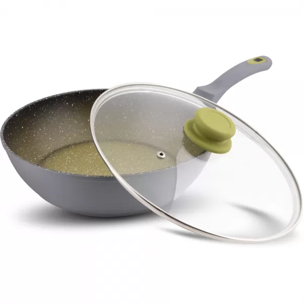 Pánev 28 cm s poklicí OLIVE LAMART LT1196