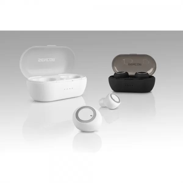 Sluchátka do uší bezdrátová SENCOR SEP 510BT WH TWS