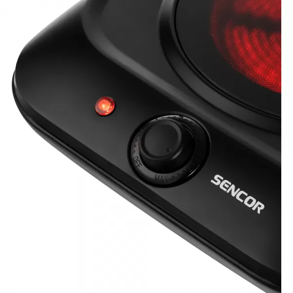 Elektrický sklokeramický vařič SENCOR SCP 1763BK