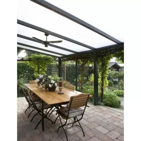 Hliníková pergola SKYLUX CLIMALUX 7,0 x 3,0 m antracit + čirý PC LG2224